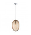 Modern pendant light Parlo Chrome in metal