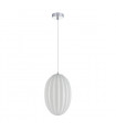 Modern suspension Parlo Chrome and transparent