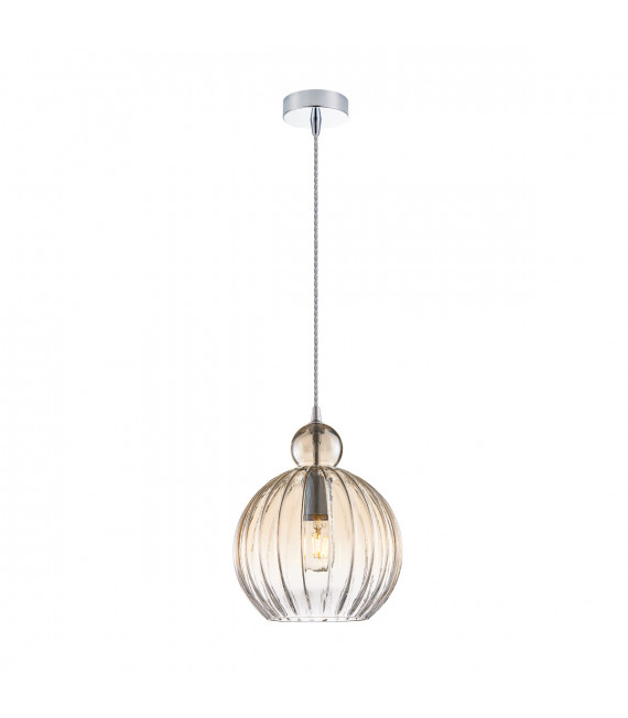 Moderne Pendelleuchte Biron Chrome