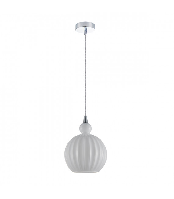 Modern suspension Biron Chrome in metal