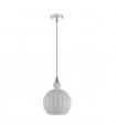 Modern suspension Biron Chrome in metal