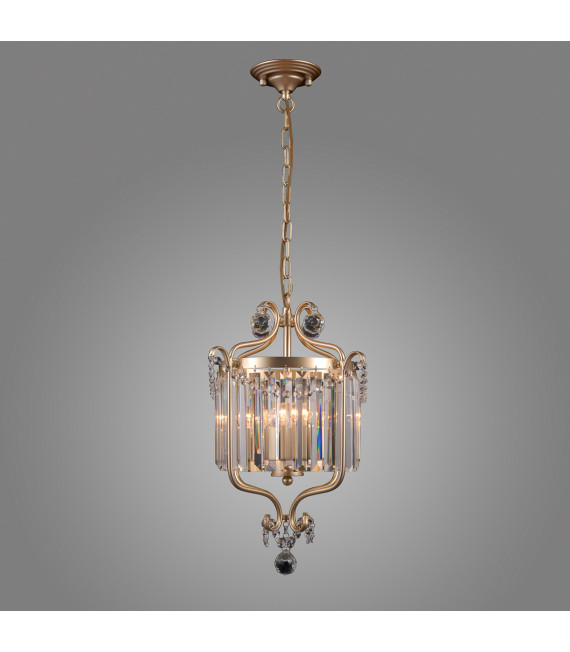 Colgante de cristal Rinaldo Champagne oro claro