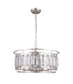 Suspension en cristal Priscilla Champagne argent hauteur 26 Cm