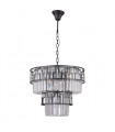 Suspension en cristal Filip Noir mat