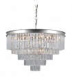 Suspension en cristal Verdes argent