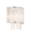 Anabella crystal wall light silver