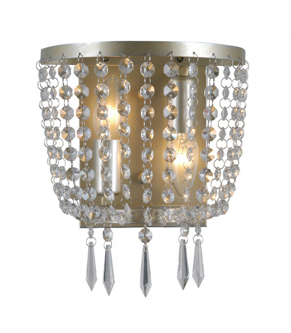 Cortina crystal wall light