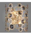 Nardo Champagne gold crystal wall light
