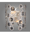 Applique murale en cristal Nardo Champagne argent