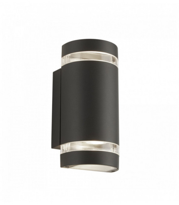 applica curvo bulbo esterno 2 diffusore grigio trasparente