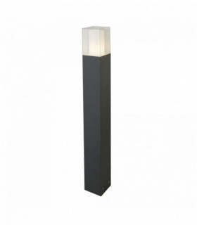 Outdoor floor lamp 900cm e27 dark gray / white