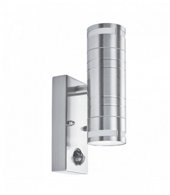 Outdoor-LED-Wand und Veranda GU10 LED-Lampen 2 mattiert Edelstahl