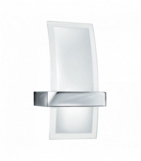 vetro curvato trasparente luce del LED / cromo smerigliato