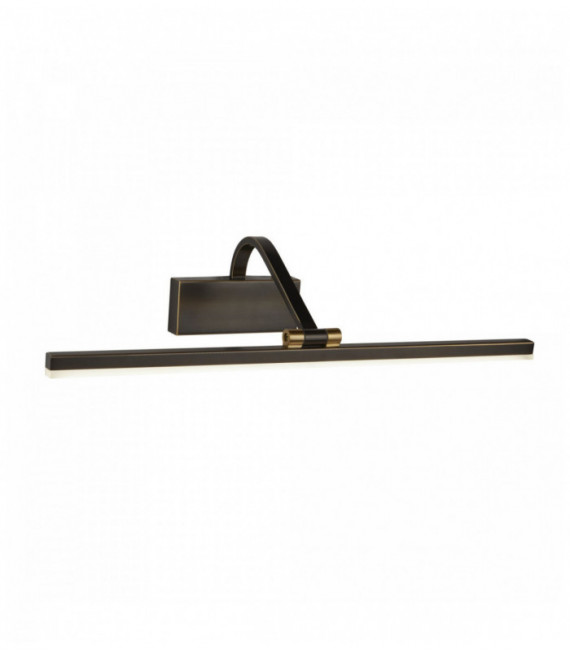Led photo wall light - black brushed gold