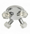 LED projector 4 chrome transparent glass bulbs