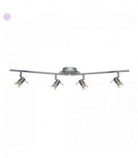 Spot ariete proiettore GU10 LED IP44 4 fiale