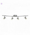 Spot projecteur aries gu10 led ip44 4 ampoules