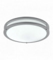 Silver / white led ceiling light