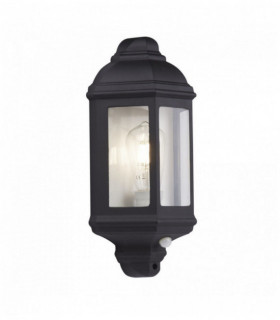 Outdoor wall light and black porch ceiling light - ip44