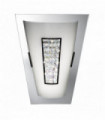 Led wall light with mirror edge ip44
