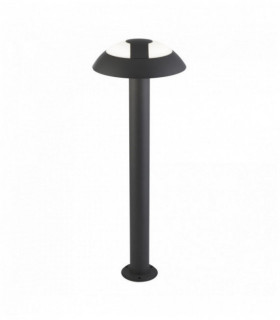 Poteau led extérieur champignon hauteur 730 mm - gris foncé