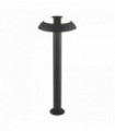 Poteau led extérieur champignon hauteur 730 mm - gris foncé