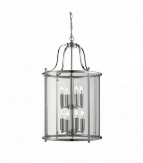 Suspension victorian lantern 8 ampoules