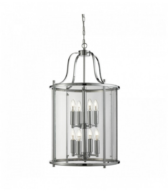 Victorian lantern 8 light pendant