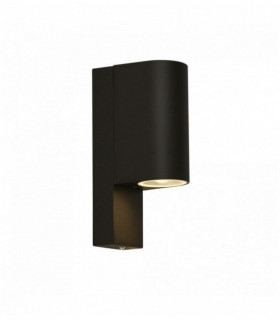 Lampe d'extérieur 2l avec capteur du crépuscule jusqu'à l'aube, noir