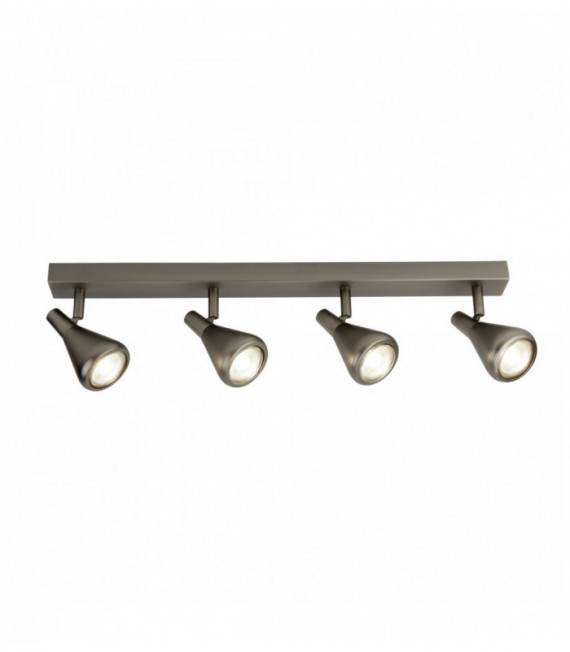 Bar-Projektor tinley 4 ampoulesgu10 antikes Silber