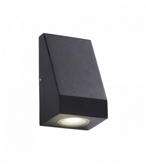 Applique murale d'extérieur led 1 ampoule - verre dépoli