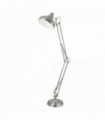 Lampadaire jeremiah argent satiné