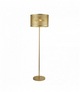 Lamppost 2 Netzs Glühbirnen matt Gold