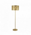 Lampadaire résille 2 ampoules or mat