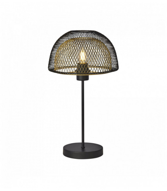 lampada da tavolo lampada favo doppio strato 1 - esterno con oro all'interno nero