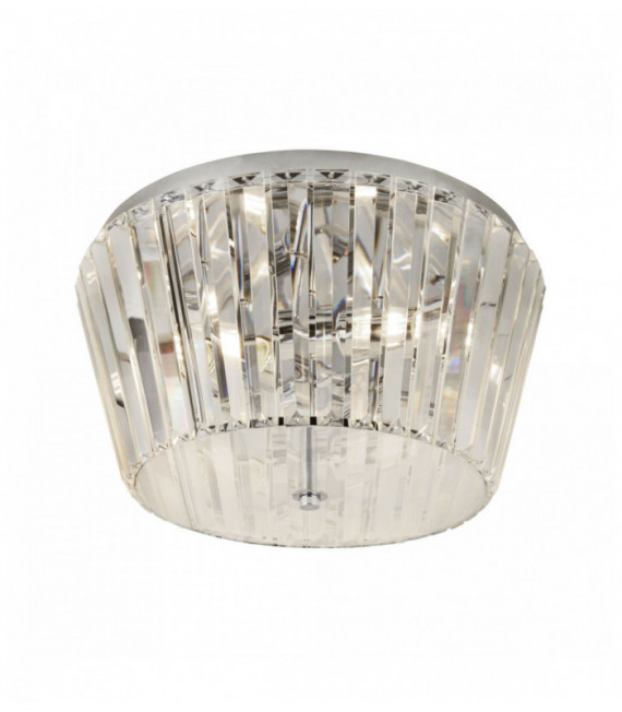 Tiara ceiling light 3 bulbs chome with crystal glass