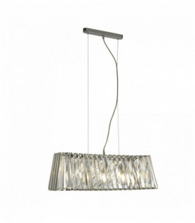 diadem Suspension 4 Ampullen Chrom mit Kristallglas
