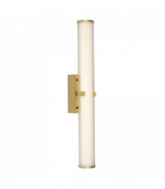 Supporto a parete 23W clip dorata. IP44