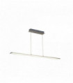 Led beam bar suspension - satin nickel - 1000mm