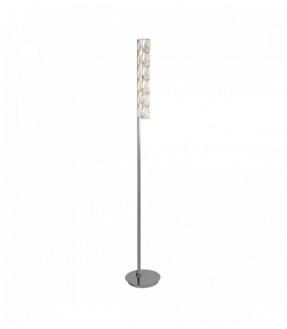 LED-Lampe Remy, hexagonal Rohr bar, Chrom, crystal packing transparent