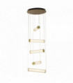 Multi-drop led suspension 5 bulbs