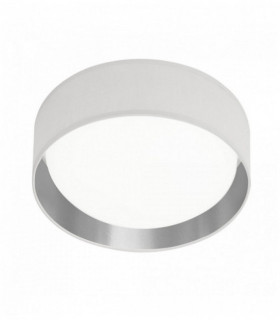 Gianna ceiling light 1 led bulb white acrylic / silver shade