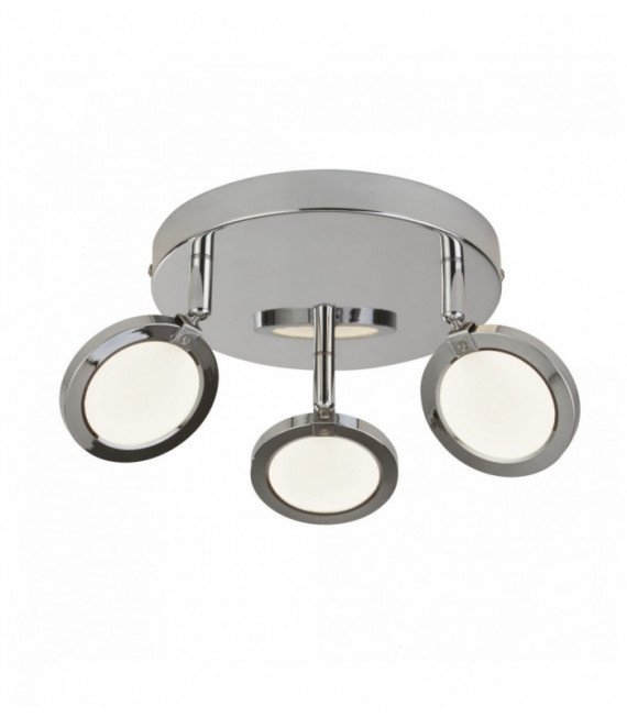 proiettore bulbi rotondi LED cromo Languna 3