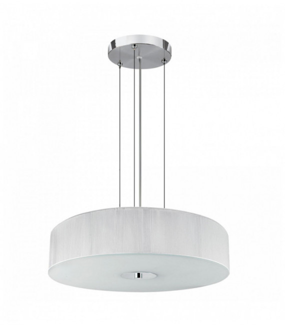 Pendant light trinity white chain 3 bulbs