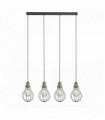 Suspension balloon cage 4 tin bulbs
