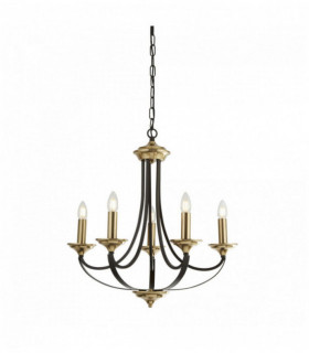 Suspension 5 Glockenturm dunkel bronze und braun Zwiebeln