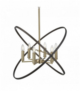 Suspension hoopla 6 ampoules bronze
