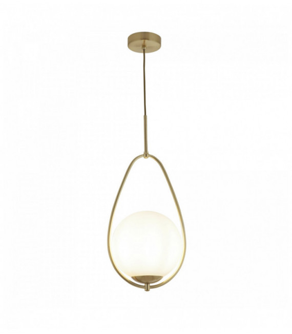 Suspension Avalon Kugel 1 oder Opalglas Lampe mit