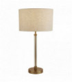 Lampe de table siena abat-jour avoine transparent / bronze