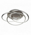 Magic satin silver led ceiling light